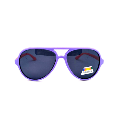 عینک آفتابی بچگانه مدل خلبانی کد 203007-C1 رنگ بنفش