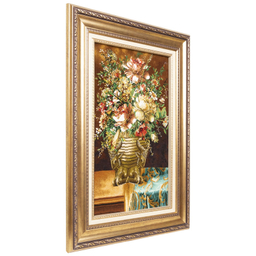 تابلو فرش دستباف سی پرشیا مدل گل در گلدان کد 903446