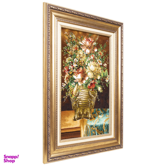 تابلو فرش دستباف سی پرشیا مدل گل در گلدان کد 903446