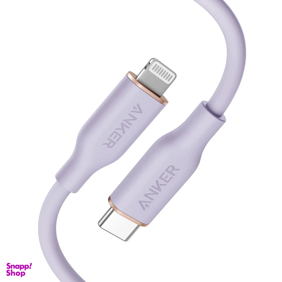 کابل دیتا Type-C به Lightning انکر مدل A8662 طول 90 سانتی‌ متر