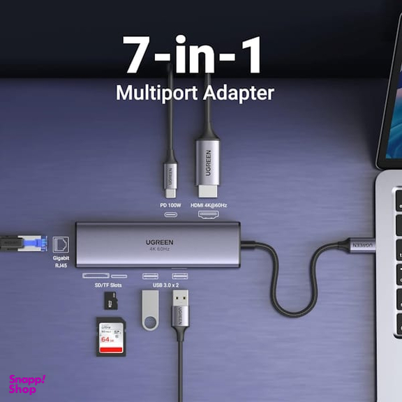 هاب 7 پورت USB-C یوگرین مدل CM512 کد 60515