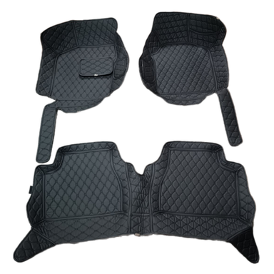 کفپوش پنج بعدی خودرو طرح گلدوزی مدل فراز پوش مناسب کوییک