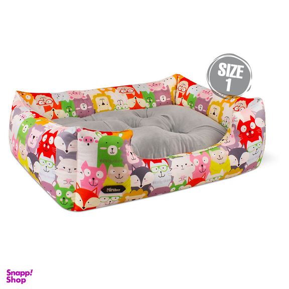 جای خواب سگ و گربه نیناپت مدل وی آی پی یو طرح گربه ها