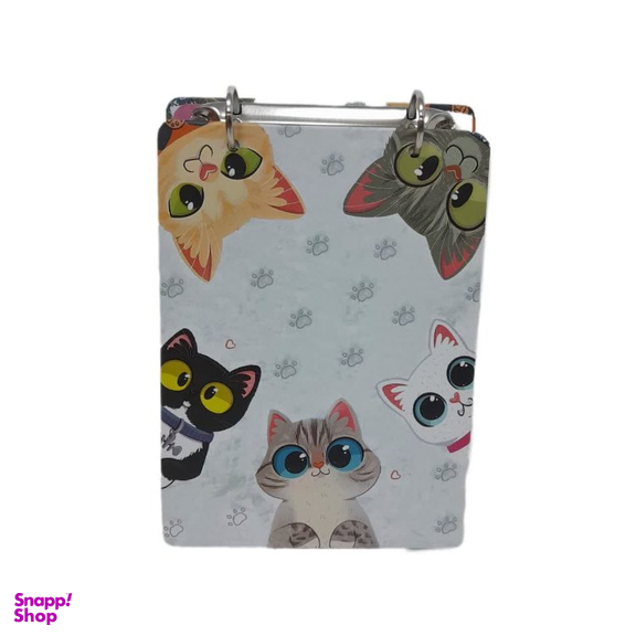 دفتر کلاسوری فانتزی سویل طرح گربه کیوت کد 1328