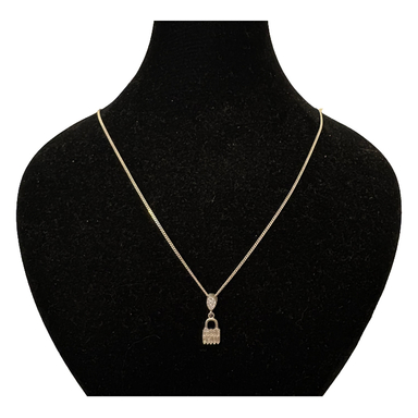 گردنبند نقره زنانه گیرا مدل قفل کد G1051