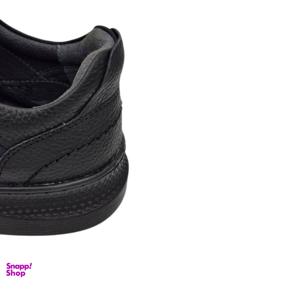 کفش طبی مردانه چرم ریباری مدل C1 رنگ مشکی