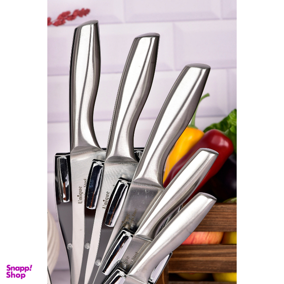 سرویس چاقو آشپزخانه 8 پارچه یونیک کد 5500