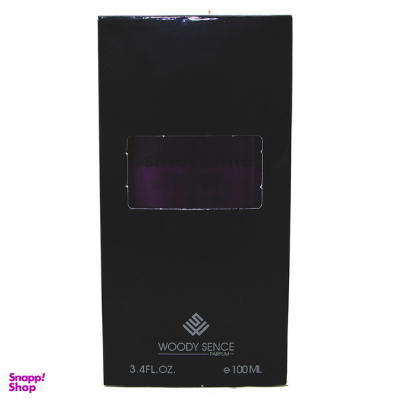 ادو پرفیوم مردانه وودی سنس مدل Silver Scent حجم 100 میلی‌لیتر