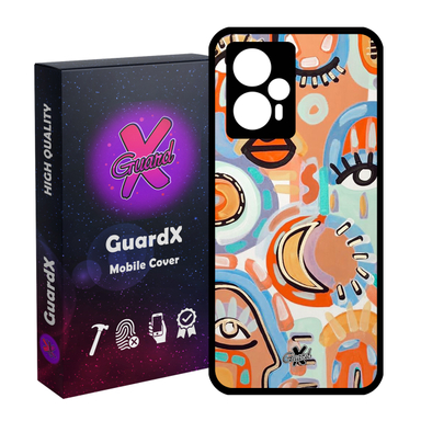 کاور موبایل گارد ایکس طرح چهره مدل Glass10431 مناسب شیائومی Poco F5/Redmi Note 12 Turbo