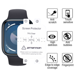 محافظ صفحه نمایش بوف مدل Hydrogel-New-2024-G مناسب برای اپل واچ 41 میلی متری سری 7 / 8 / 9