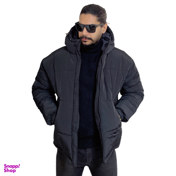 کاپشن مردانه مدل باکسی کد 2 رنگ مشکی