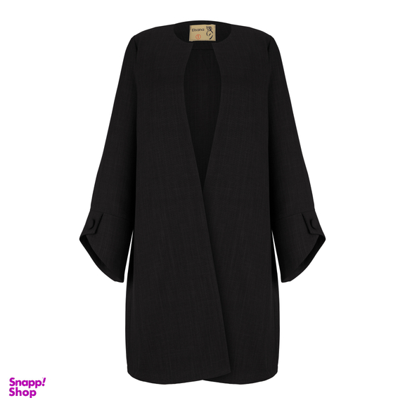 مانتو مدل ماجده کد 180201 رنگ مشکی