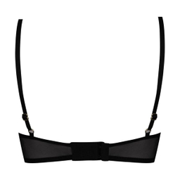 ست شورت و سوتین زنانه فیتن فرخ زادی مدل فنردار گیپور کد 4952-1 رنگ مشکی