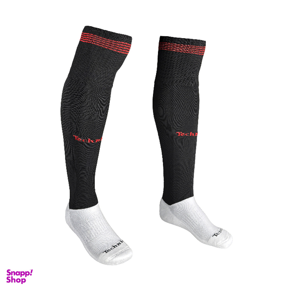 جوراب ورزشی مردانه تکنیک پلاس 07 مدل JS-105-ME-GH رنگ مشکی قرمز