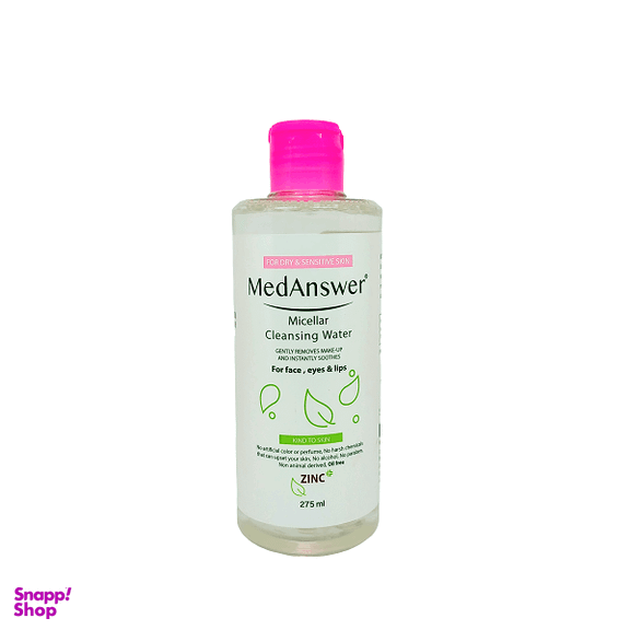 میسلار واتر مدانسر مدل Zinc مناسب پوست خشک و حساس حجم 275 میلی لیتر