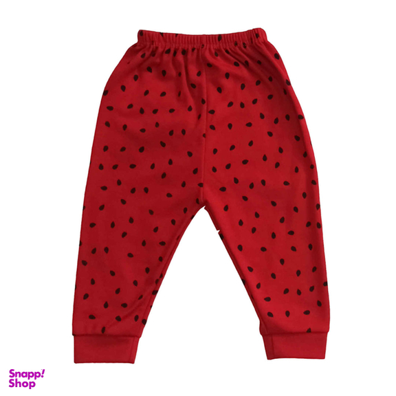 ست 3 تکه لباس نوزادی مدل هندوانه یلدا کد 12