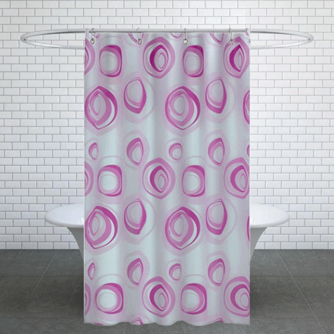 پرده حمام دلفین کد Ev-4954v2 سایز 200×180 سانتی متر