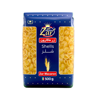 ماکارونی شلز زر ماکارون وزن 500 گرم