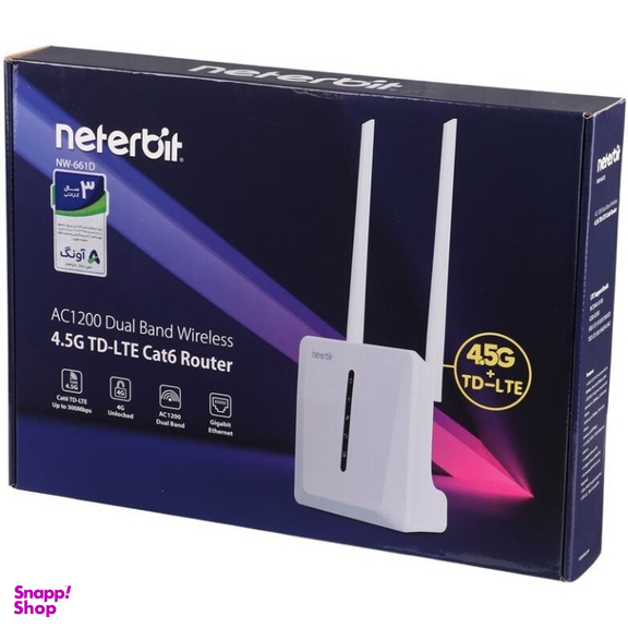 مودم TD-LTE 4.5G نتربیت مدل NW-661D AC1200