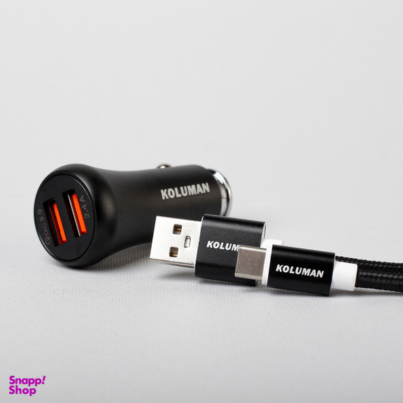 شارژر فندکی 20 وات کلومن مدل KC-C02 همراه کابل USB-C