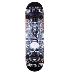 اسکیت بورد مدل چرخ کربنی A01 طرح موتور سوار