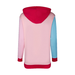 هودی اسپرت لوینت مدل کالرفول کد 6242 رنگ زمینه صورتی