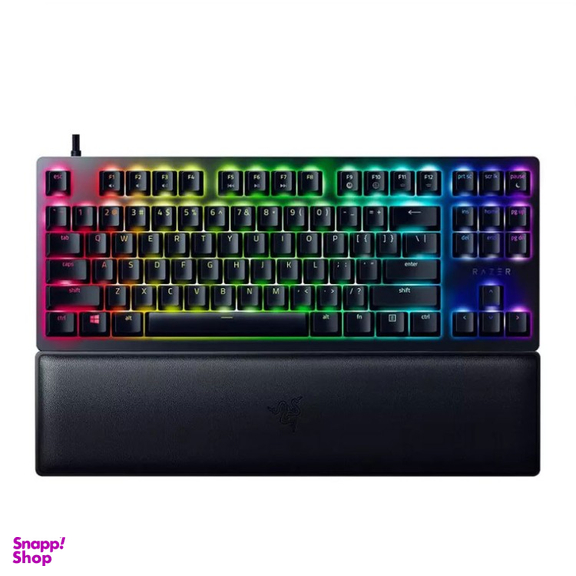 کیبورد باسیم مخصوص بازی ریزر مدل Huntsman V2 TKL Red Switch