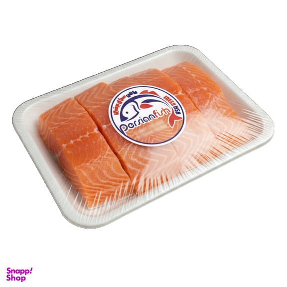 ماهی تازه صید روز فیله ماهی قزل سالمون پروفیش وزن 600 گرم