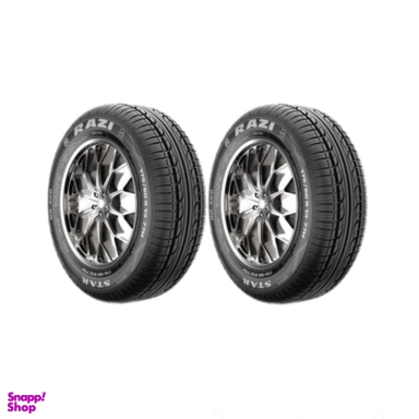لاستیک خودرو رازی مدل RG400 سایز 165/65/13 دو حلقه