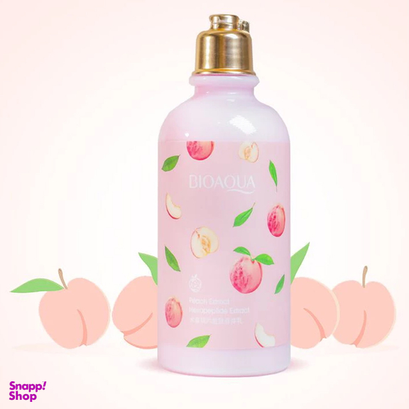 لوسیون بدن بایوآکوا مدل هلو حجم 250 میلی لیتر