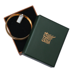 النگو طلا 18 عیار زنانه گالری تاج آبادی طرح آوا کد 471