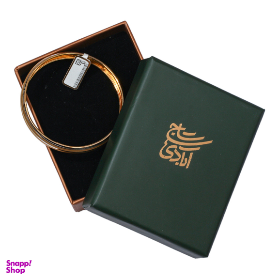 النگو طلا 18 عیار زنانه گالری تاج آبادی طرح آوا کد 471