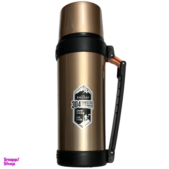 فلاسک شوتای مدل دستگیره دار کد SM-8214 گنجایش 1.2 لیتر