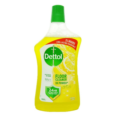 مایع پاک کننده زمین شوی آنتی باکتریال دتول رایحه لیمو حجم 900 میلی‌ لیتر