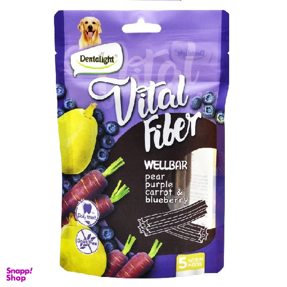 تشویقی سگ دنتالایت مدل  ستاره ای VITA FIBER SORTE  وزن 85 گرم