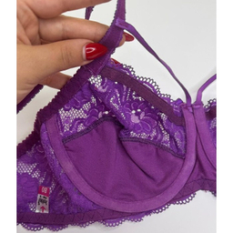 ست شورت و سوتین زنانه ژوبین کد 711 رنگ بنفش