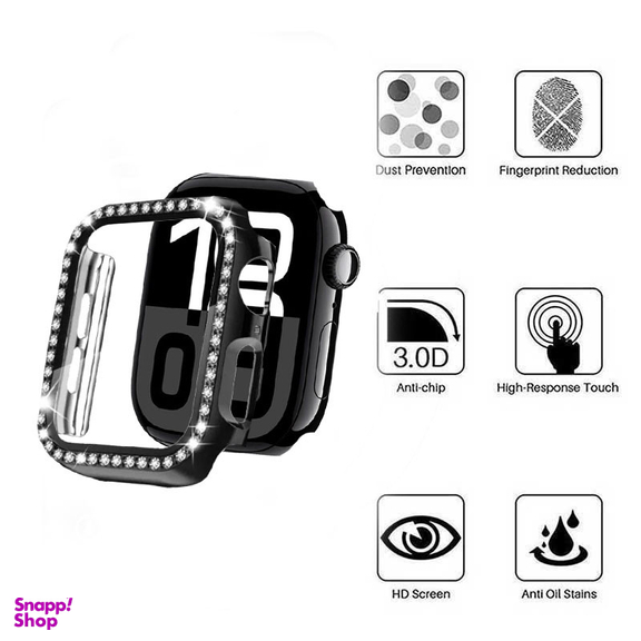 کاور اپیکوی مدل Diamond Cover Apple Watch مناسب برای اپل واچ سری 10 سایز 46 میلی متری