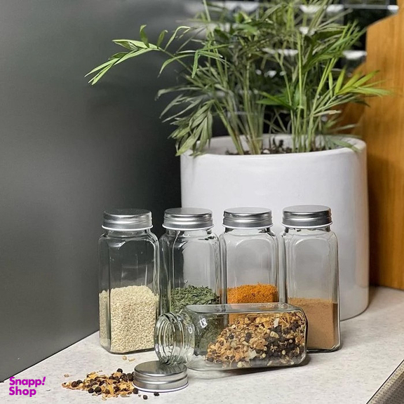 جا ادویه مدل مکارتی چارگوش کد 2 مجموعه 12 عددی