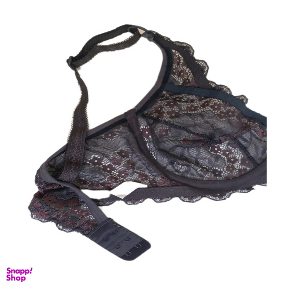 ست لباس زیر زنانه کارن کد KF01 رنگ طوسی تیره