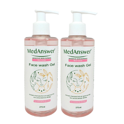 ژل شستشو روشن کننده صورت مدانسر مدل MelaMed مناسب پوست معمولی و خشک و حساس حجم 275 میلی لیتر مجموعه 2 عددی