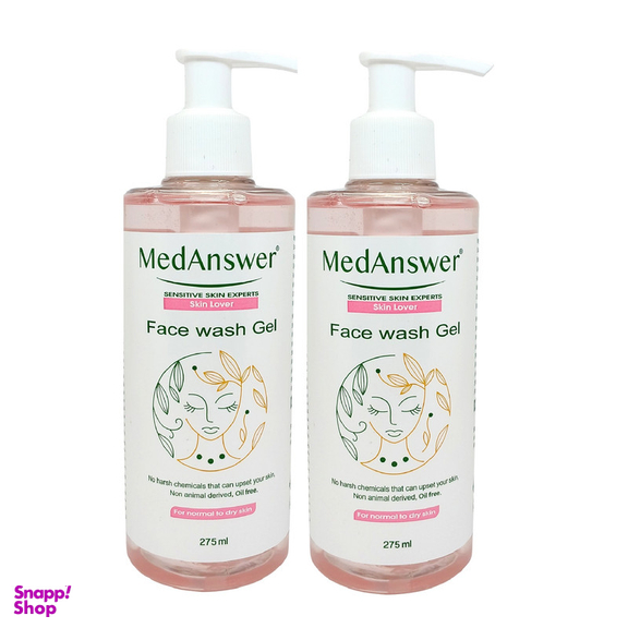 ژل شستشو روشن کننده صورت مدانسر مدل MelaMed مناسب پوست معمولی و خشک و حساس حجم 275 میلی لیتر مجموعه 2 عددی