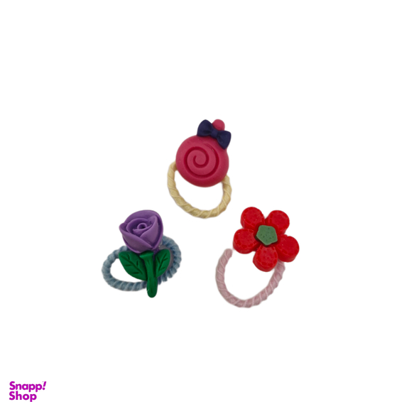 کش مو دخترانه طرح گل مجموعه 3 عددی