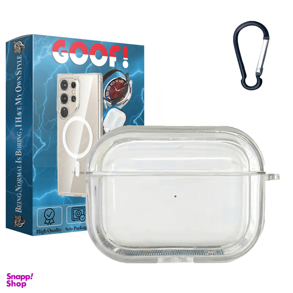 کیف ایرفون گوف مدل Clear مناسب برای اپل AirPods 4