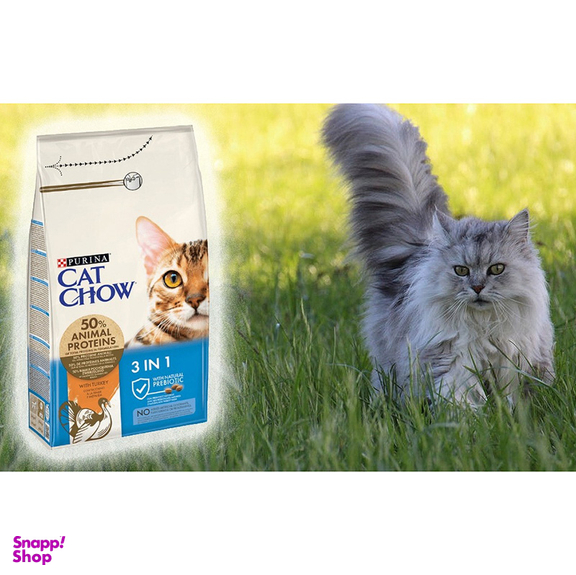 غذای خشک گربه بالغ پورینا مدل Cat Chow وزن 1.5 کیلوگرم
