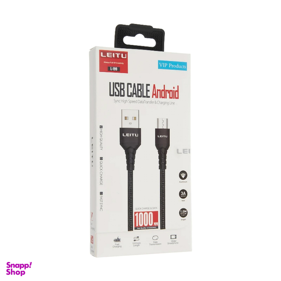 کابل تبدیل USB به MicroUSB لیتو مدل LD-199 طول 1 متر