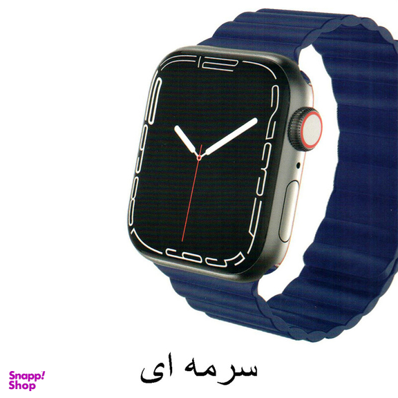 بند گرین مدل Silicone Magnets مناسب برای اپل واچ 42/44/45/49 میلی متری