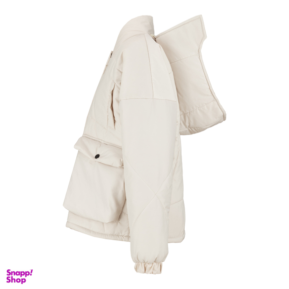 کاپشن زنانه السانا مدل آرشینا کد 161209 رنگ شیری روشن