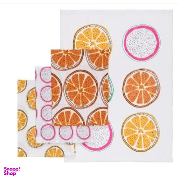 دستمال پارچه‌ای آشپزخانه ایکیا کد 304.930.48 بسته 4 عددی