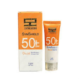 کرم ژل ضد آفتاب فاقد چربی ساین اسکین مدل +SPF50 رنگ روشن حجم 30 میلی‌ لیتر