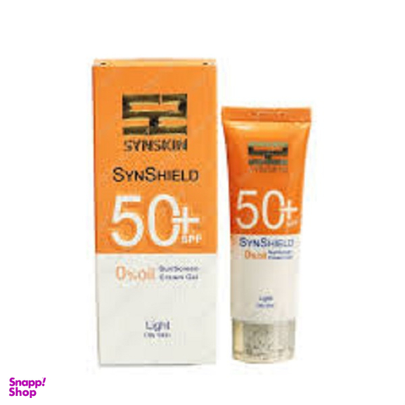 کرم ژل ضد آفتاب فاقد چربی ساین اسکین مدل +SPF50 رنگ روشن حجم 30 میلی‌ لیتر